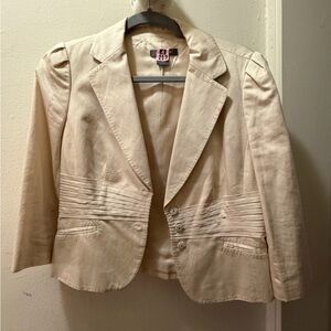 Forever 21 Cream Women's Blazer